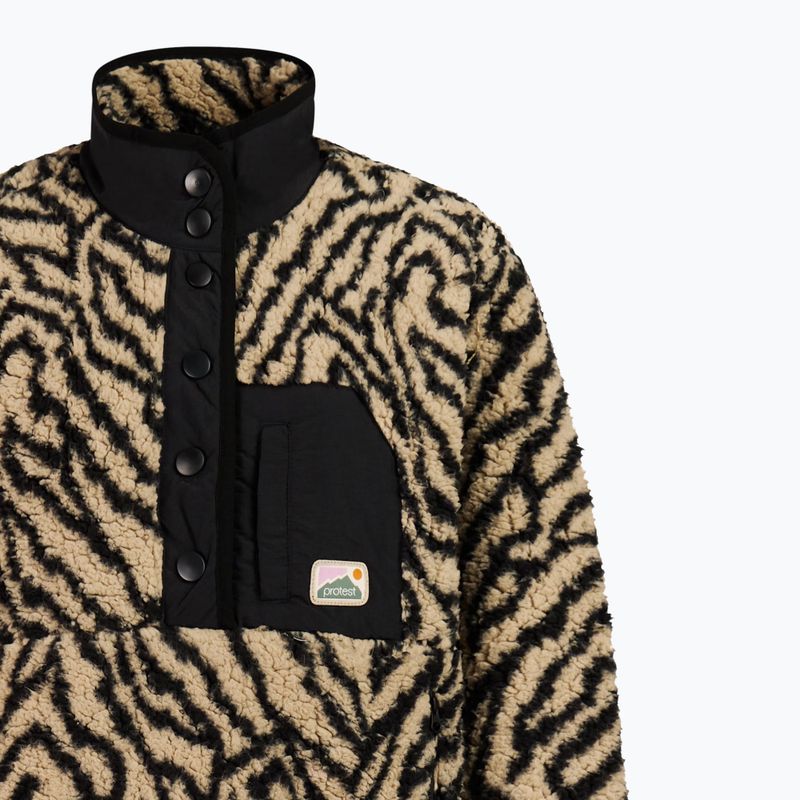 Кофта флісова жіноча Protest PRTJosey 1/4 Button bamboobeige 8