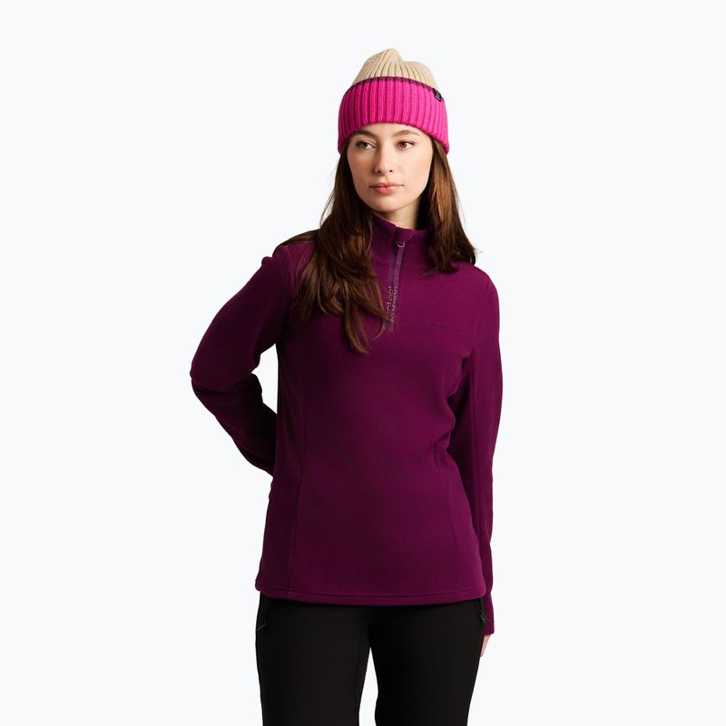 Кофта флісова жіноча Protest PRTRemutez 1/4 Zip Active current purple