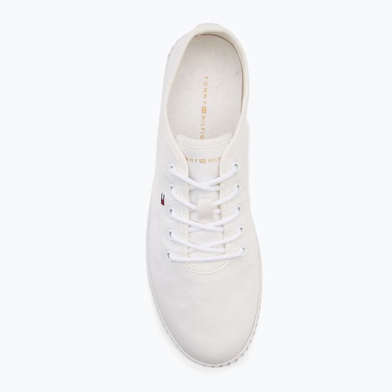 Кеди жіночі  Tommy Hilfiger Canvas Lace Up white 5