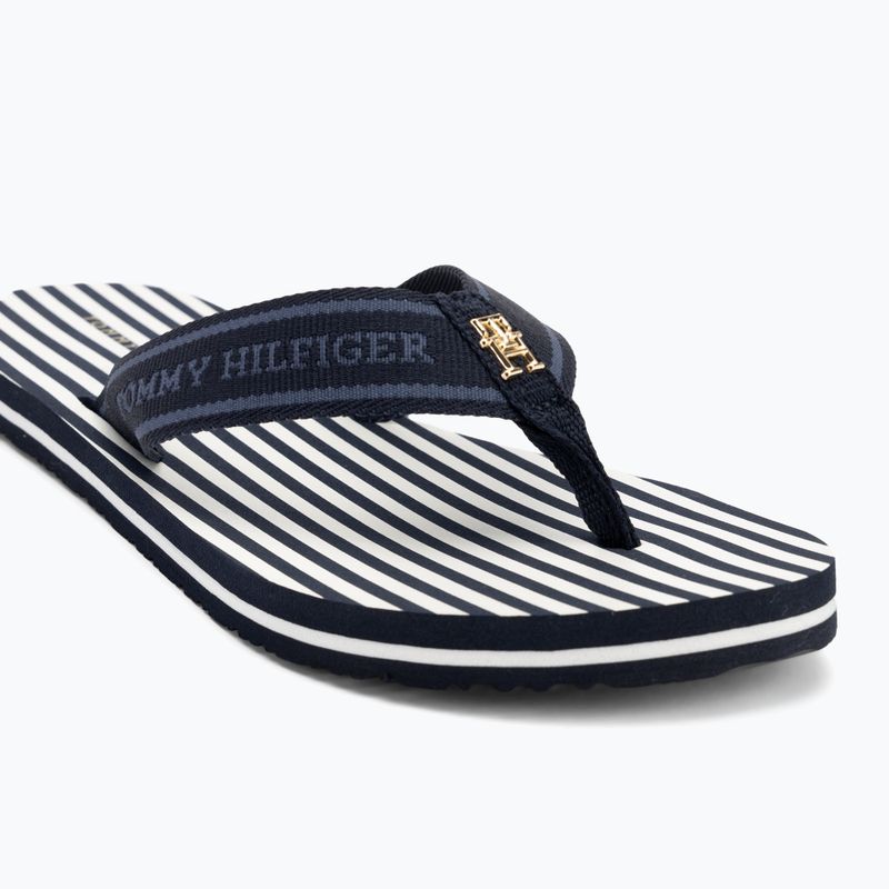 В'єтнамки жіночі Tommy Hilfiger Stripes Beach Sandal space blue 7