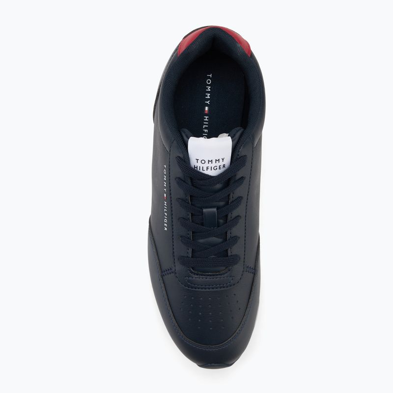 Кросівки чоловічі Tommy Hilfiger Lo Runner Pu Mix desert sky 5