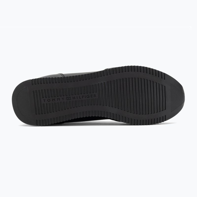 Кросівки чоловічі Tommy Hilfiger Lo Runner Pu Mix black 4