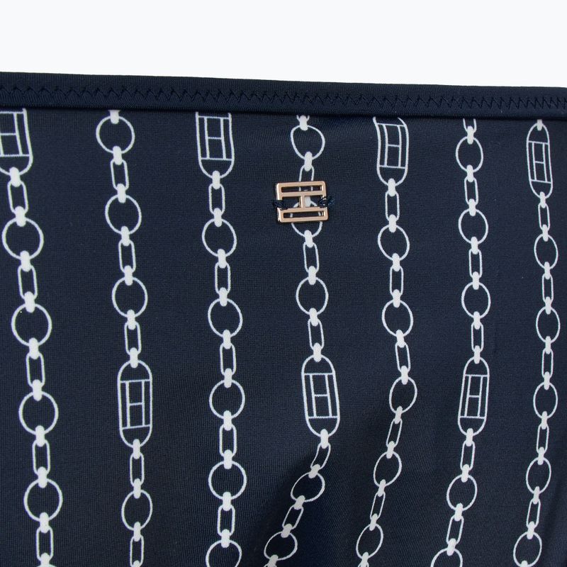 Нижня частина купальника Tommy Hilfiger Cheeky String Side Tie Print flag chain dark night navy 3