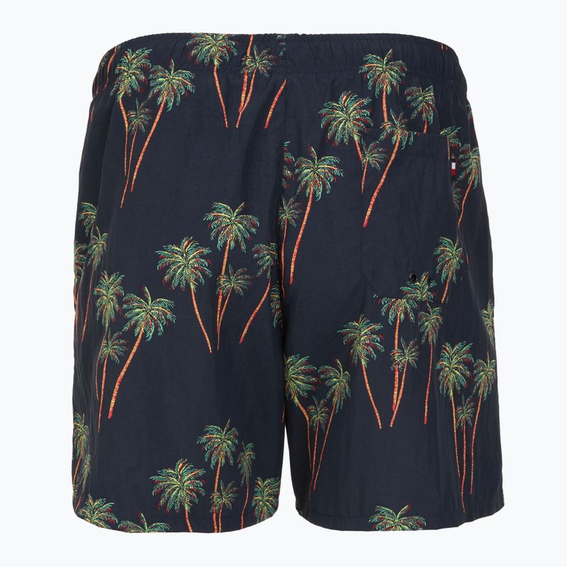 Шорти для плавання чоловічі Tommy Hilfiger Medium Drawstring Print palm tropic aop desert sky 2