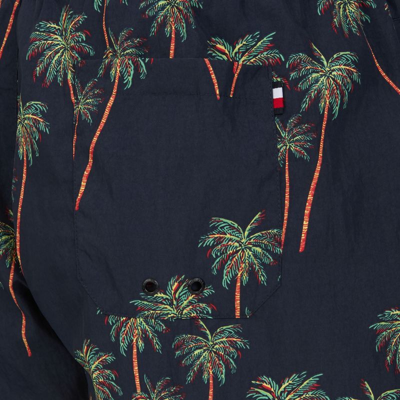 Шорти для плавання чоловічі Tommy Hilfiger Medium Drawstring Print palm tropic aop desert sky 4