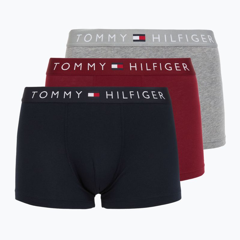 Труси чоловічі Tommy Hilfiger UM0UM03521 3 пари  desert sky/mid grey heather/red