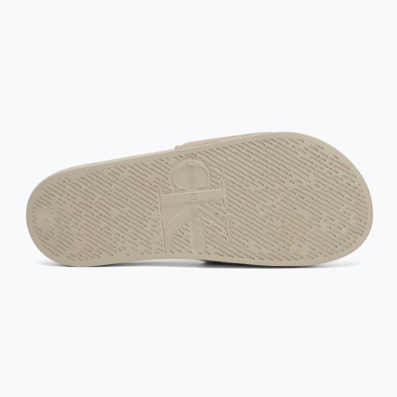 Шльопанці чоловічі Calvin Klein YM0YM01271 Slide Monogram Cv eggshell/atmosphere 4