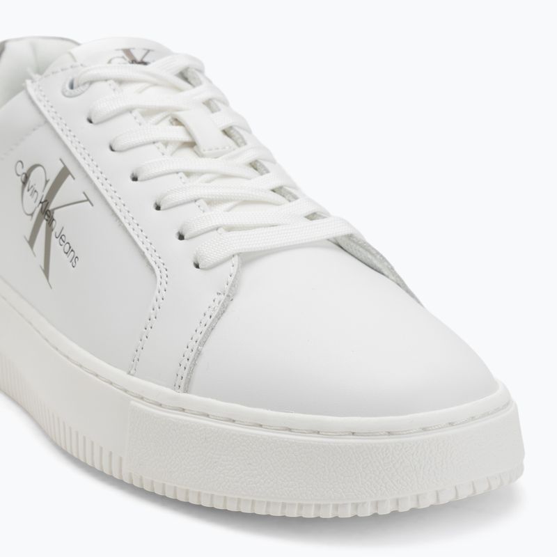 Кросівки чоловічі Calvin Klein YM0YM00681 Chunky Cupsole Monologo Lth triple bright white/rock ridge 7