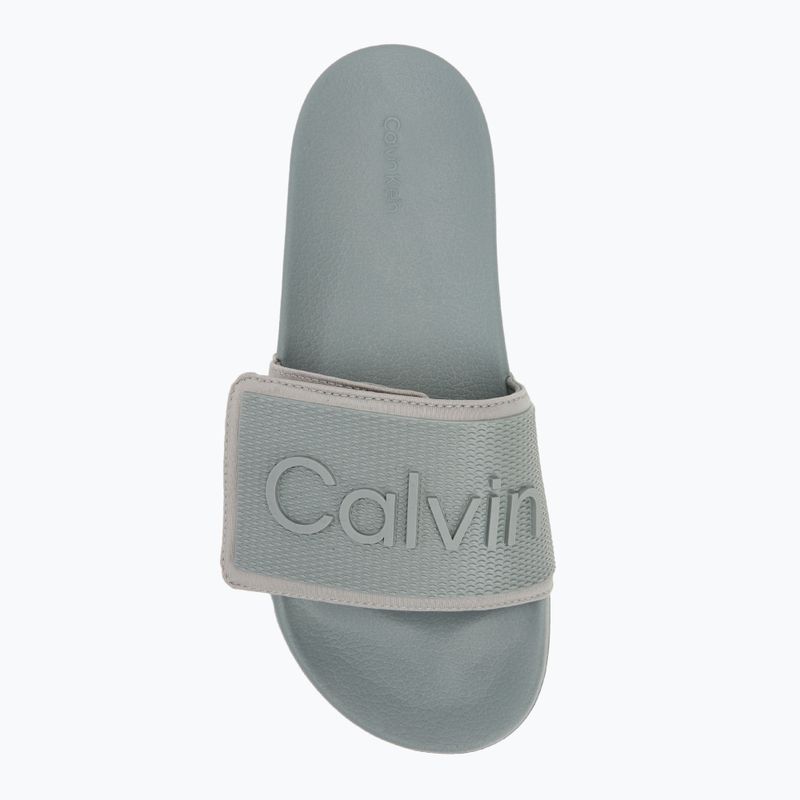 Шльопанці чоловічі Calvin Klein HM0HM01437 Adj Pool Slide TPU granite road 5