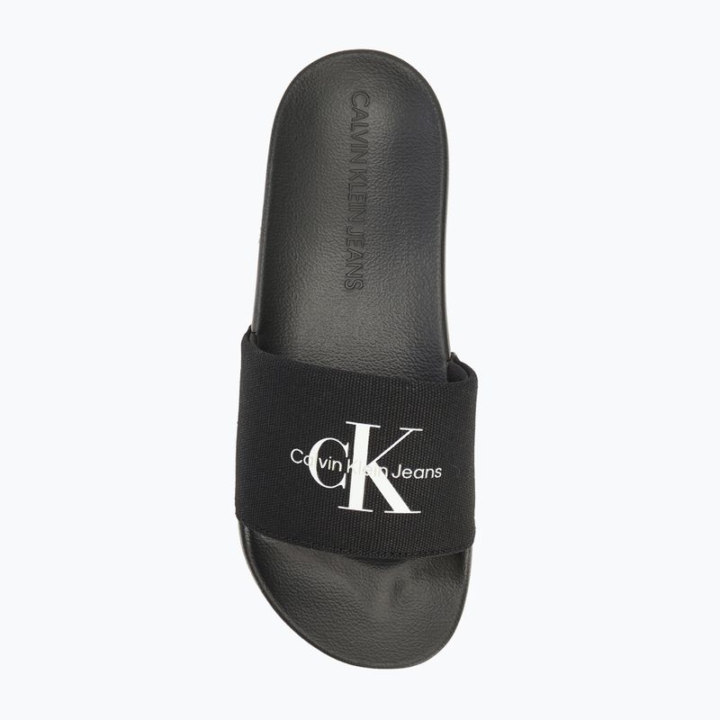 Шльопанці жіночі Calvin Klein YW0YW01835 Slide Monogram Wn black/bright white 5