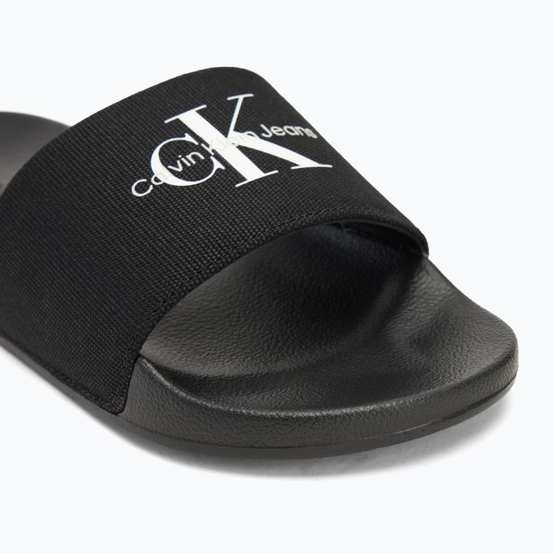 Шльопанці жіночі Calvin Klein YW0YW01835 Slide Monogram Wn black/bright white 7