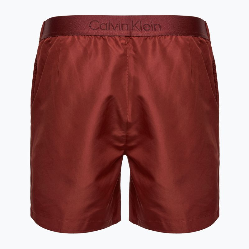 Шорти для купання чоловічі Calvin Klein KM0KM01084 Casual Tailored syrah 2