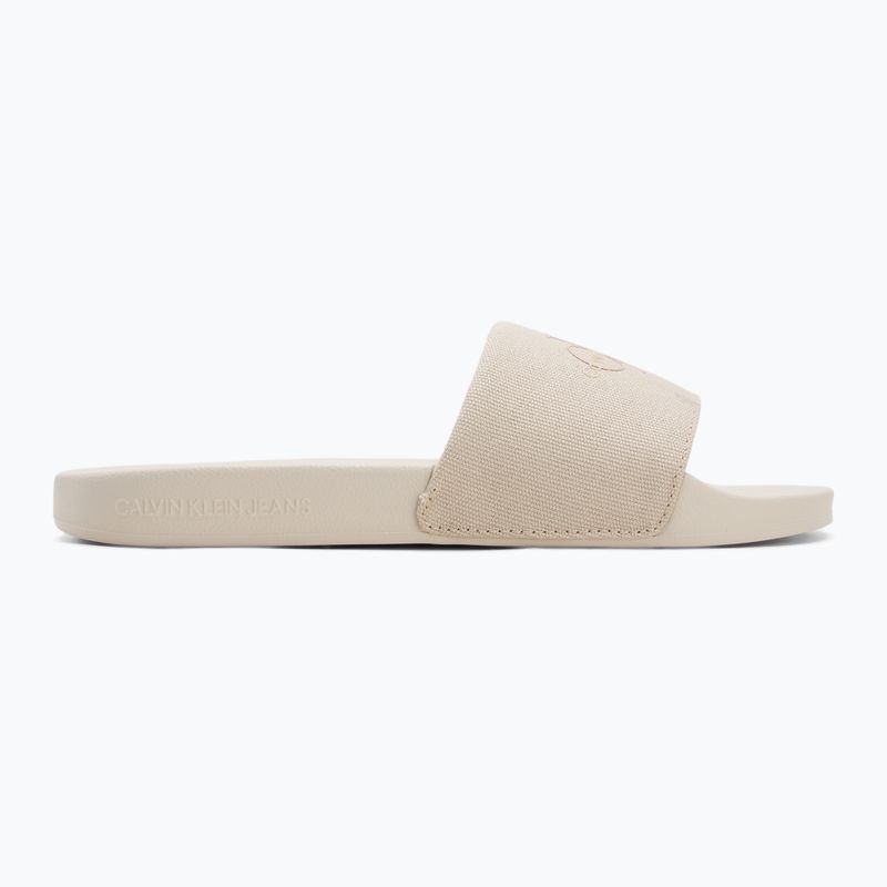 Шльопанці жіночі Calvin Klein YW0YW01835 Slide Monogram Wn triple turtle dove 2