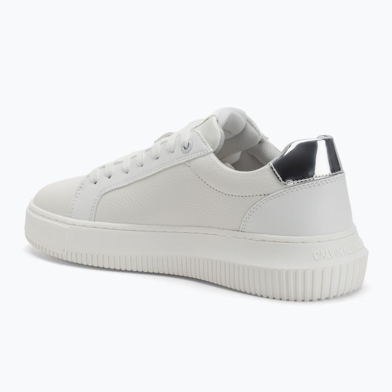 Кросівки жіночі Calvin Klein YW0YW01769 Chunky Cupsole Low Mg bright white/silver 3