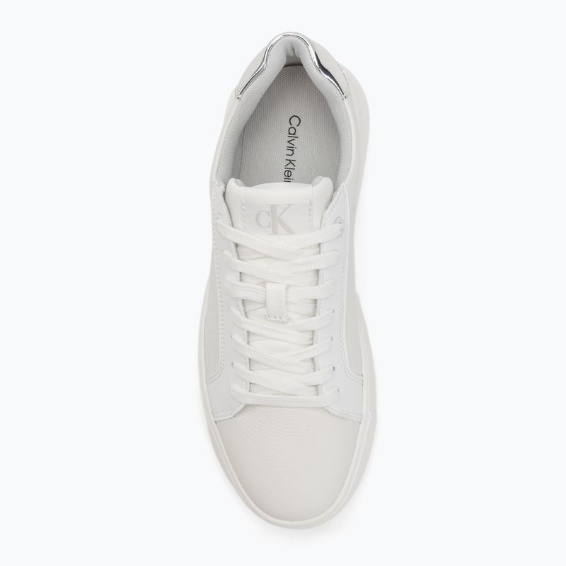 Кросівки жіночі Calvin Klein YW0YW01769 Chunky Cupsole Low Mg bright white/silver 5