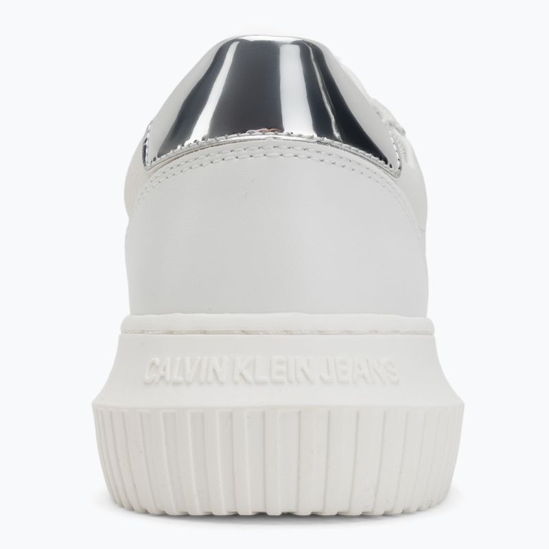 Кросівки жіночі Calvin Klein YW0YW01769 Chunky Cupsole Low Mg bright white/silver 6