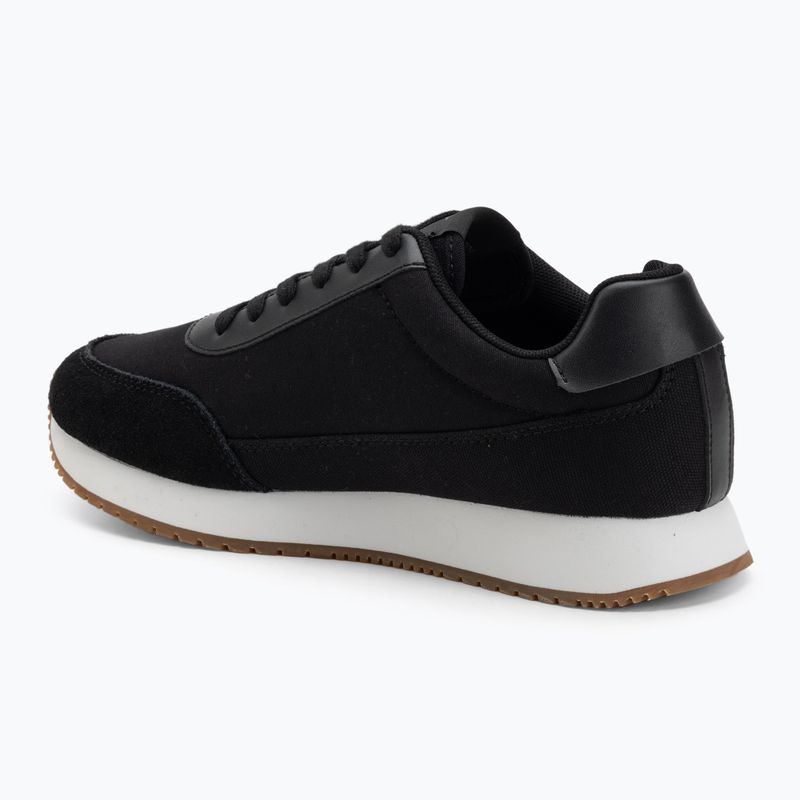 Кросівки жіночі Calvin Klein YW0YW01888 Retro Runner Low Laceup Canvas black/bright white 3