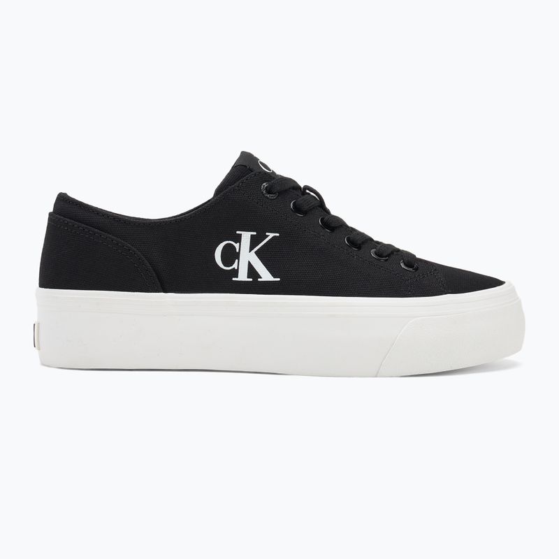 Кеди жіночі Calvin Klein YW0YW01763 Vulc Flatform Low Cv MG black/bright white 2