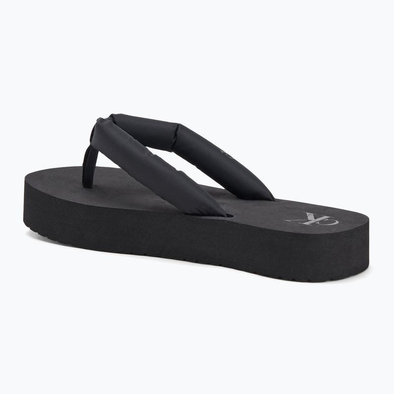 В'єтнамки жіночі Calvin Klein YW0YW01723 Beach Sandal Flatform Ttxr Satin triple black 3