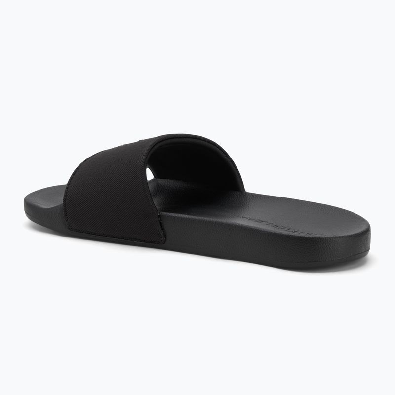 Шльопанці жіночі Calvin Klein YW0YW01713 Slide Monogram Hardware triple black 3