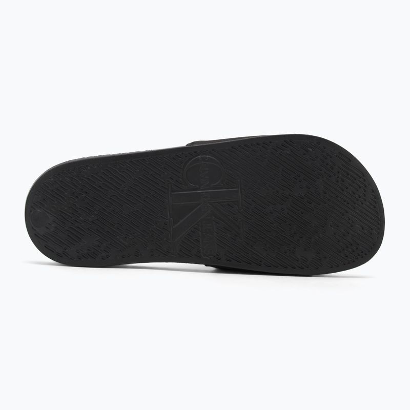 Шльопанці жіночі Calvin Klein YW0YW01713 Slide Monogram Hardware triple black 4