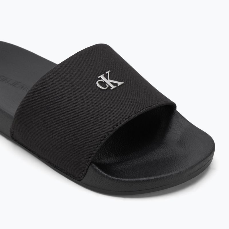 Шльопанці жіночі Calvin Klein YW0YW01713 Slide Monogram Hardware triple black 7