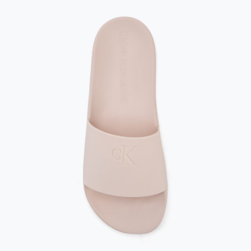 Шльопанці жіночі Calvin Klein YW0YW01715 Slide Monogram Tpu whisper pink 5