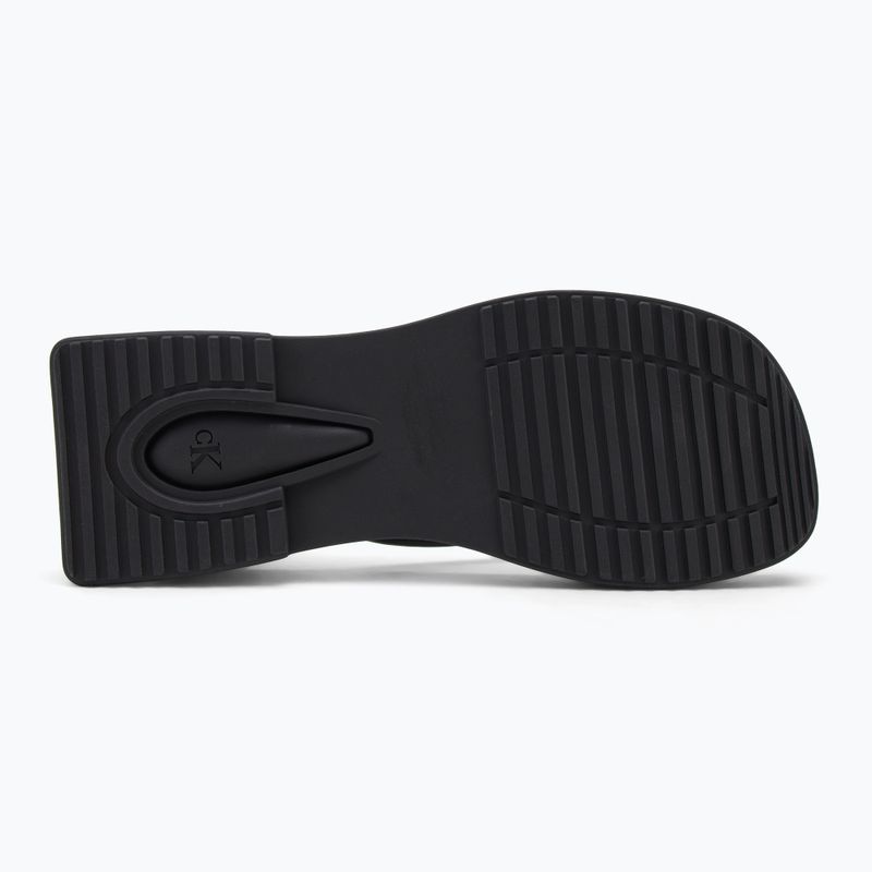 В'єтнамки жіночі Calvin Klein YW0YW01716 Sq Low Wedge Sandal Stitch triple black 4
