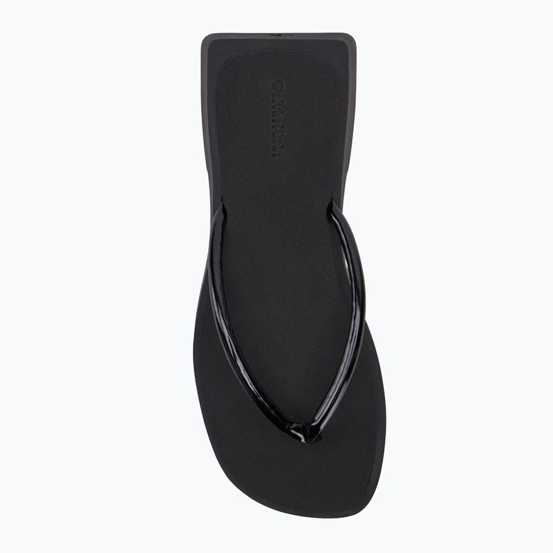 В'єтнамки жіночі Calvin Klein YW0YW01716 Sq Low Wedge Sandal Stitch triple black 5