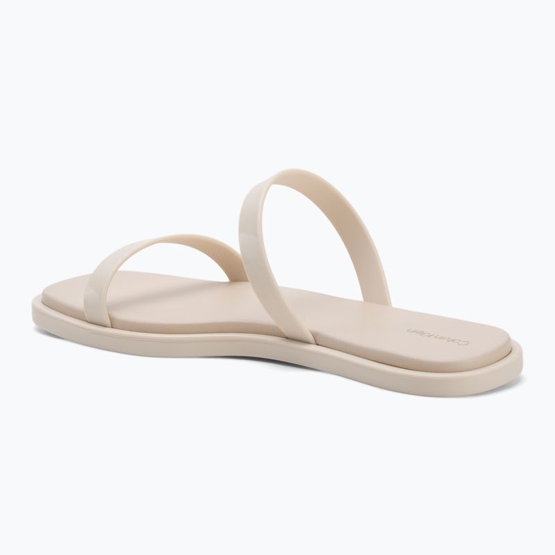Шльопанці жіночі Calvin Klein HW0HW02417 Double Bar Slide - Jelly turtle dove 3