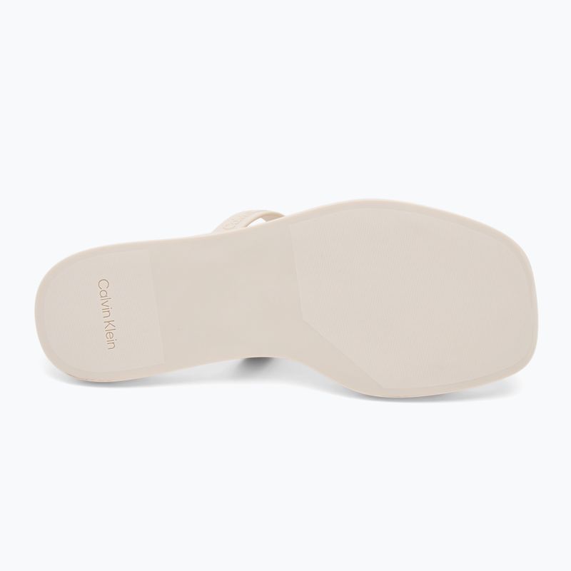 Шльопанці жіночі Calvin Klein HW0HW02417 Double Bar Slide - Jelly turtle dove 4