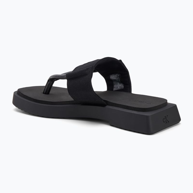 В'єтнамки жіночі Calvin Klein YW0YW01717 Sq Low Wedge Sandal Rope triple black 3