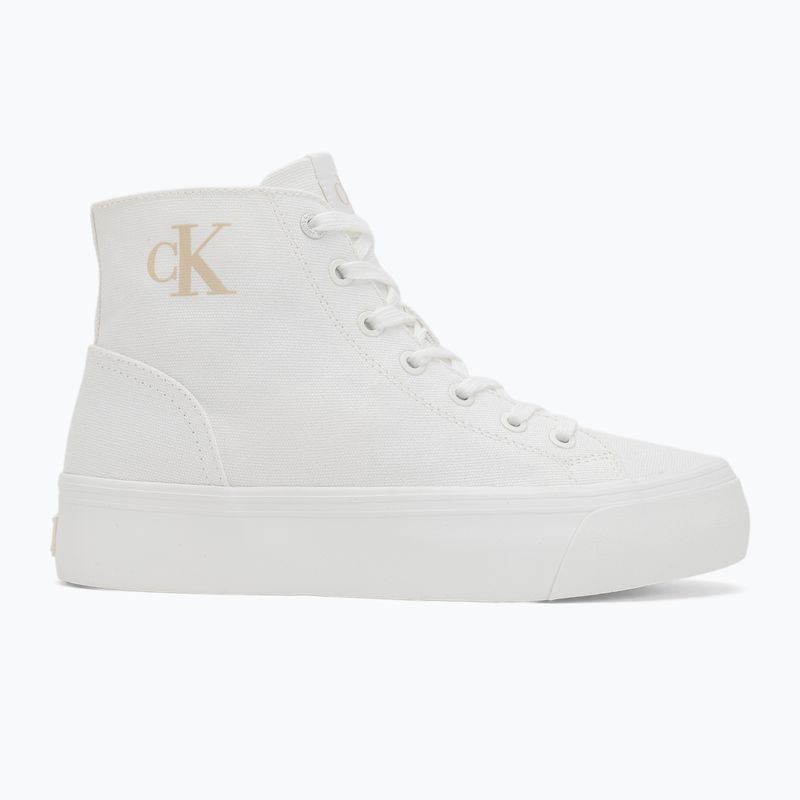 Кеди жіночі Calvin Klein YW0YW01764 Vulc Flatform Mid Cv Mg triple bright white 2