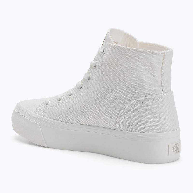 Кеди жіночі Calvin Klein YW0YW01764 Vulc Flatform Mid Cv Mg triple bright white 3