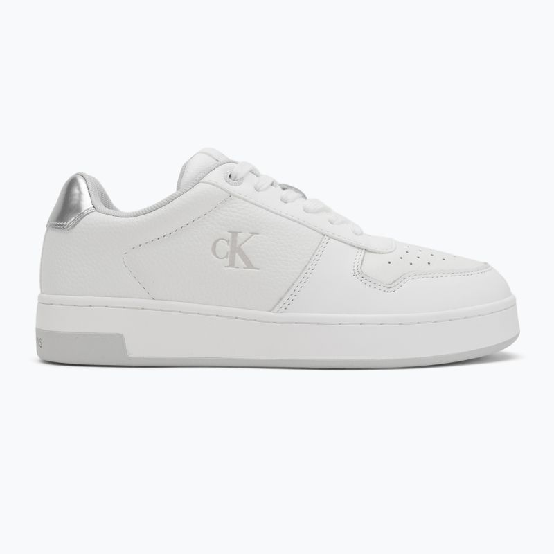 Кросівки жіночі Calvin Klein YW0YW01765 Basket Cupsole Low Mg bright white/silver 2