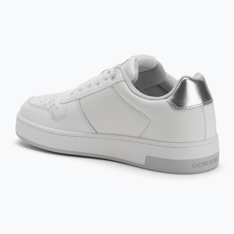 Кросівки жіночі Calvin Klein YW0YW01765 Basket Cupsole Low Mg bright white/silver 3