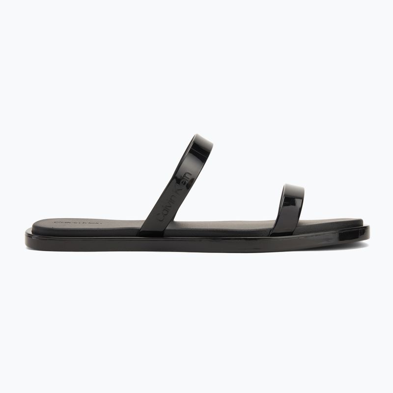 Шльопанці жіночі Calvin Klein HW0HW02417 Double Bar Slide - Jelly black 2