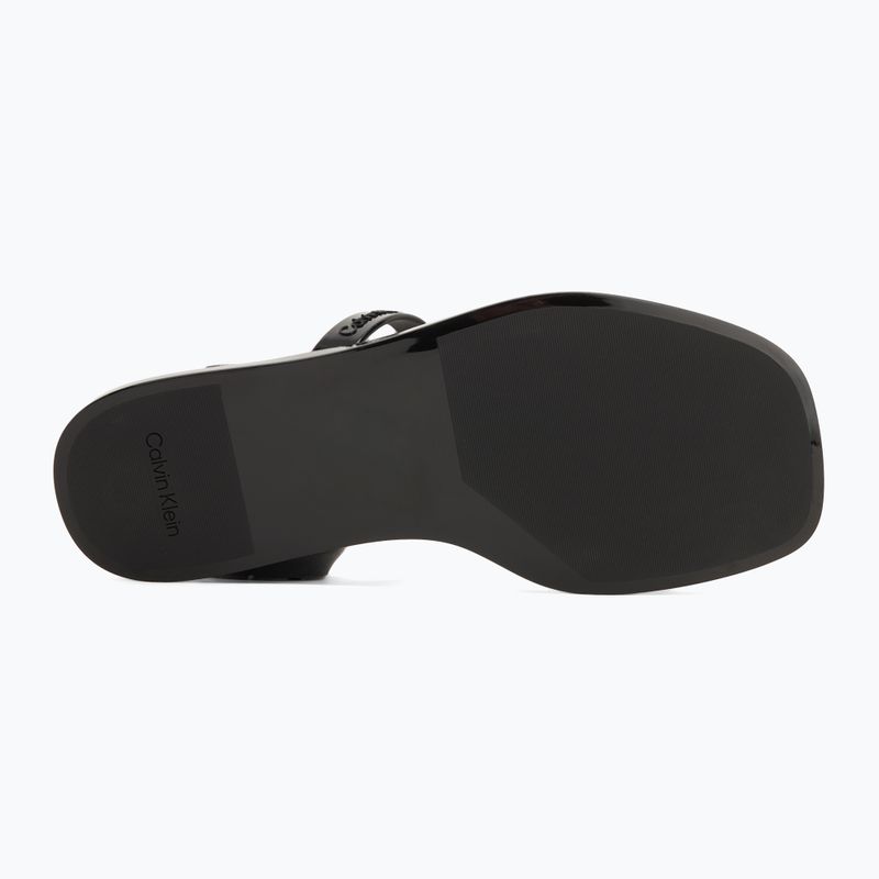 Шльопанці жіночі Calvin Klein HW0HW02417 Double Bar Slide - Jelly black 4