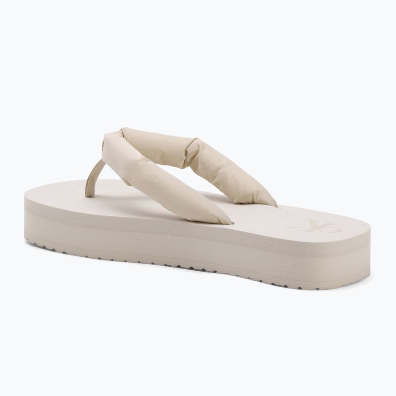 В'єтнамки жіночі Calvin Klein YW0YW01723 Beach Sandal Flatform Ttxr Satin triple eggshell 3