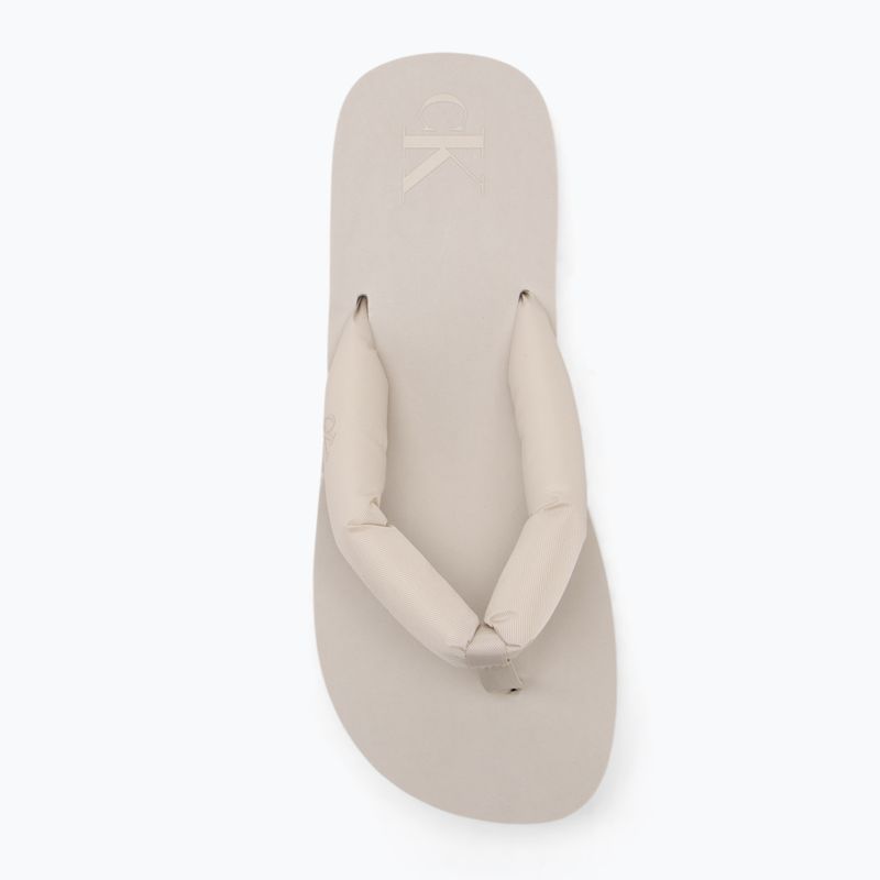 В'єтнамки жіночі Calvin Klein YW0YW01723 Beach Sandal Flatform Ttxr Satin triple eggshell 5