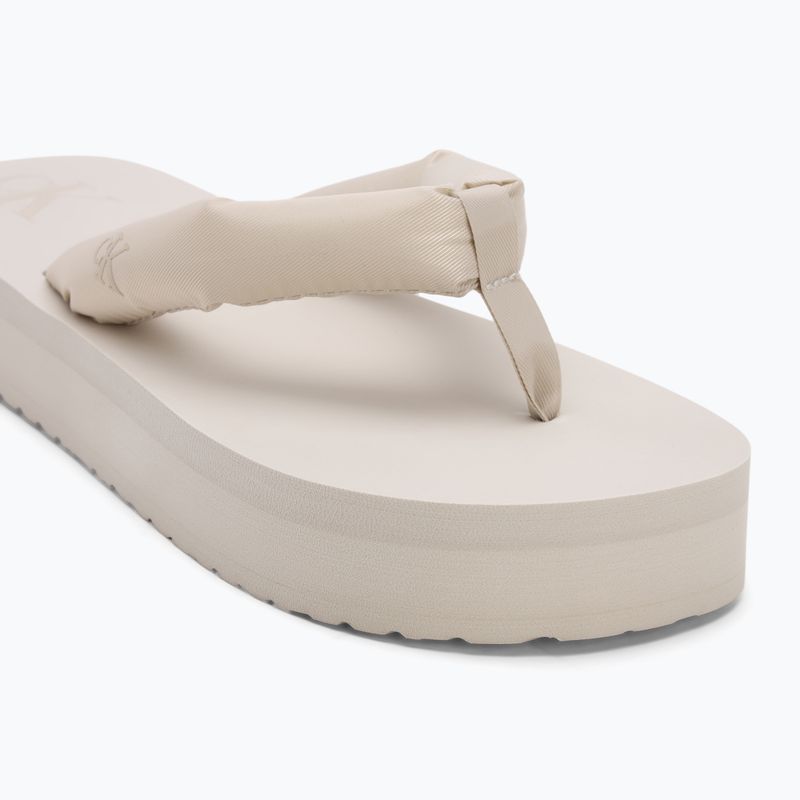 В'єтнамки жіночі Calvin Klein YW0YW01723 Beach Sandal Flatform Ttxr Satin triple eggshell 7