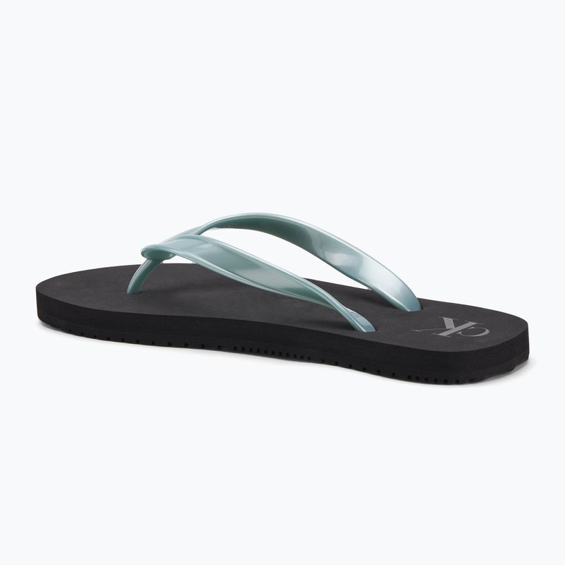 В'єтнамки жіночі Calvin Klein YW0YW01719 Beach Sandal Monologo Tpu black/cloud blue 3