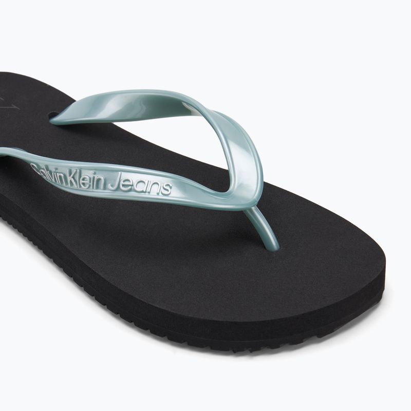 В'єтнамки жіночі Calvin Klein YW0YW01719 Beach Sandal Monologo Tpu black/cloud blue 7