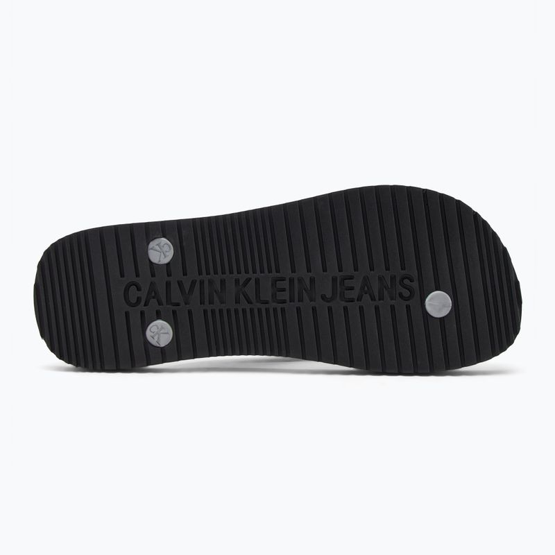В'єтнамки жіночі Calvin Klein YW0YW01719 Beach Sandal Monologo Tpu black/silver 4