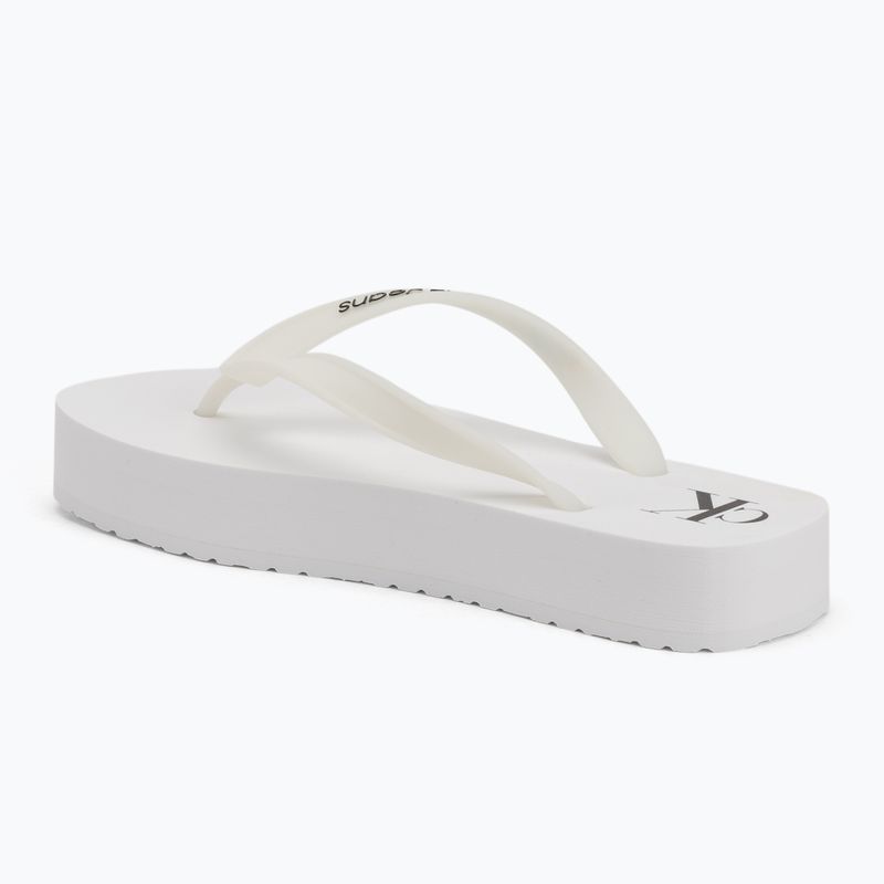 В'єтнамки жіночі Calvin Klein YW0YW01830 Beach Sandal Flatform Tpu bright white/black 3