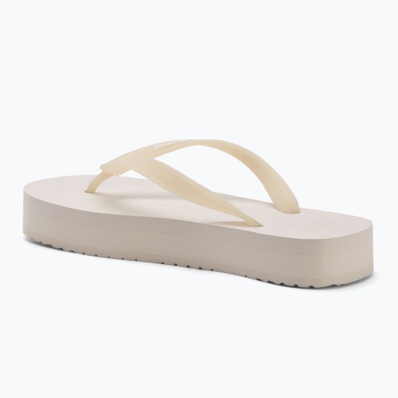 В'єтнамки жіночі Calvin Klein YW0YW01830 Beach Sandal Flatform Tpu eggshell/bright white 3