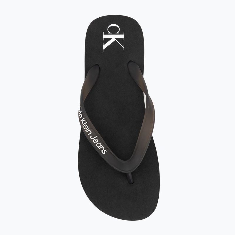 В'єтнамки жіночі Calvin Klein YW0YW01830 Beach Sandal Flatform Tpu black/bright white 5