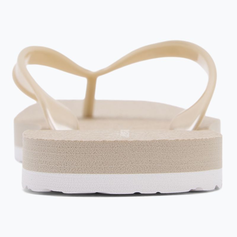 В'єтнамки жіночі Calvin Klein YW0YW01720 Thong+ Tpu Metallic eggshell/bright white 6