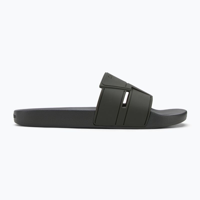Шльопанці чоловічі Calvin Klein HM0HM01752 Pool Slide Double T dark olive 2