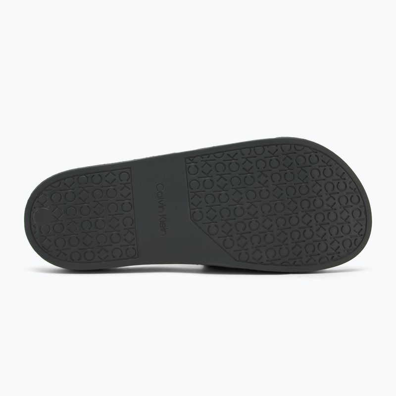 Шльопанці чоловічі Calvin Klein HM0HM01752 Pool Slide Double T dark olive 4